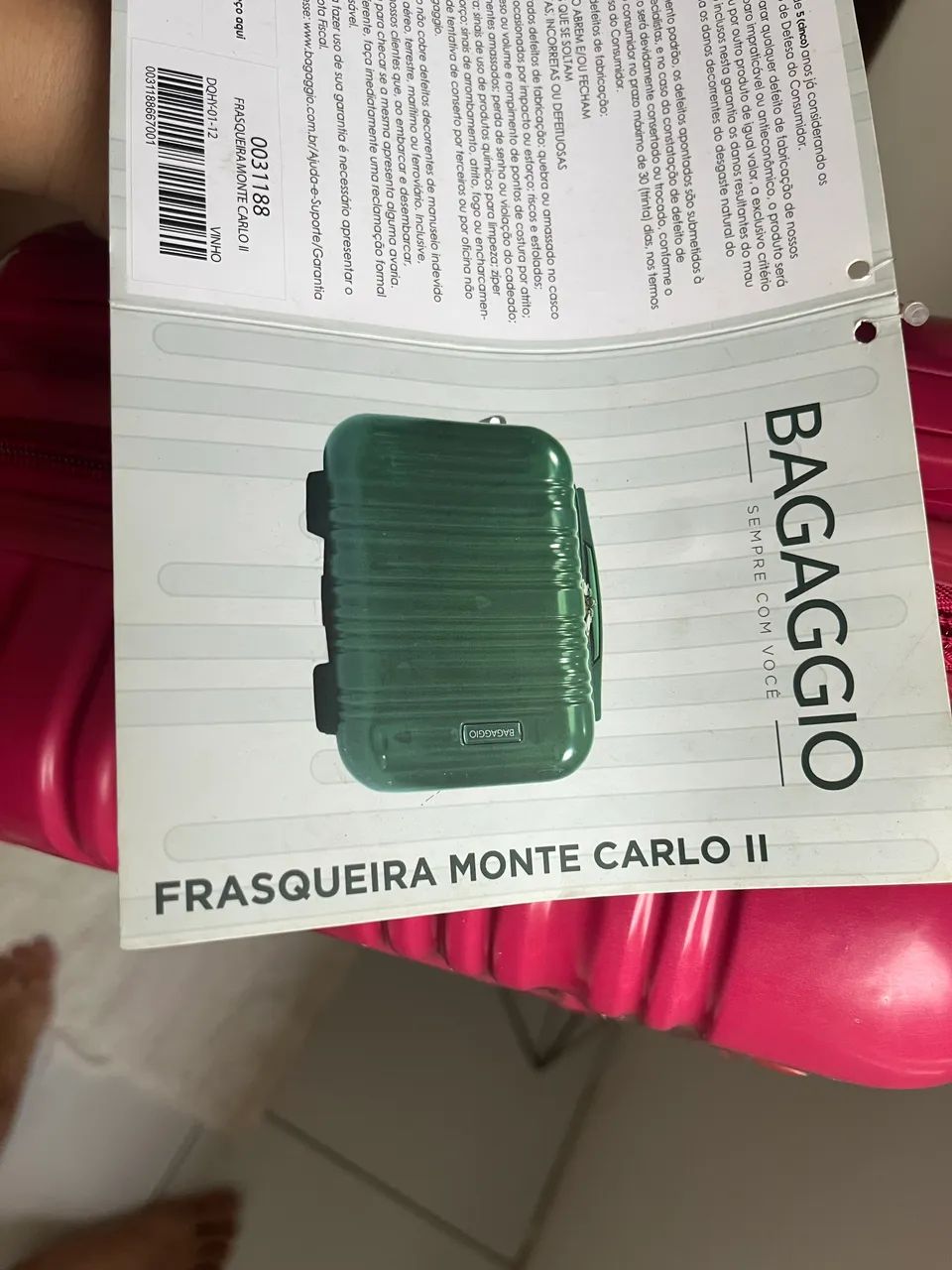 Frasqueira BAGAGGIO Rosa  - Foto 2