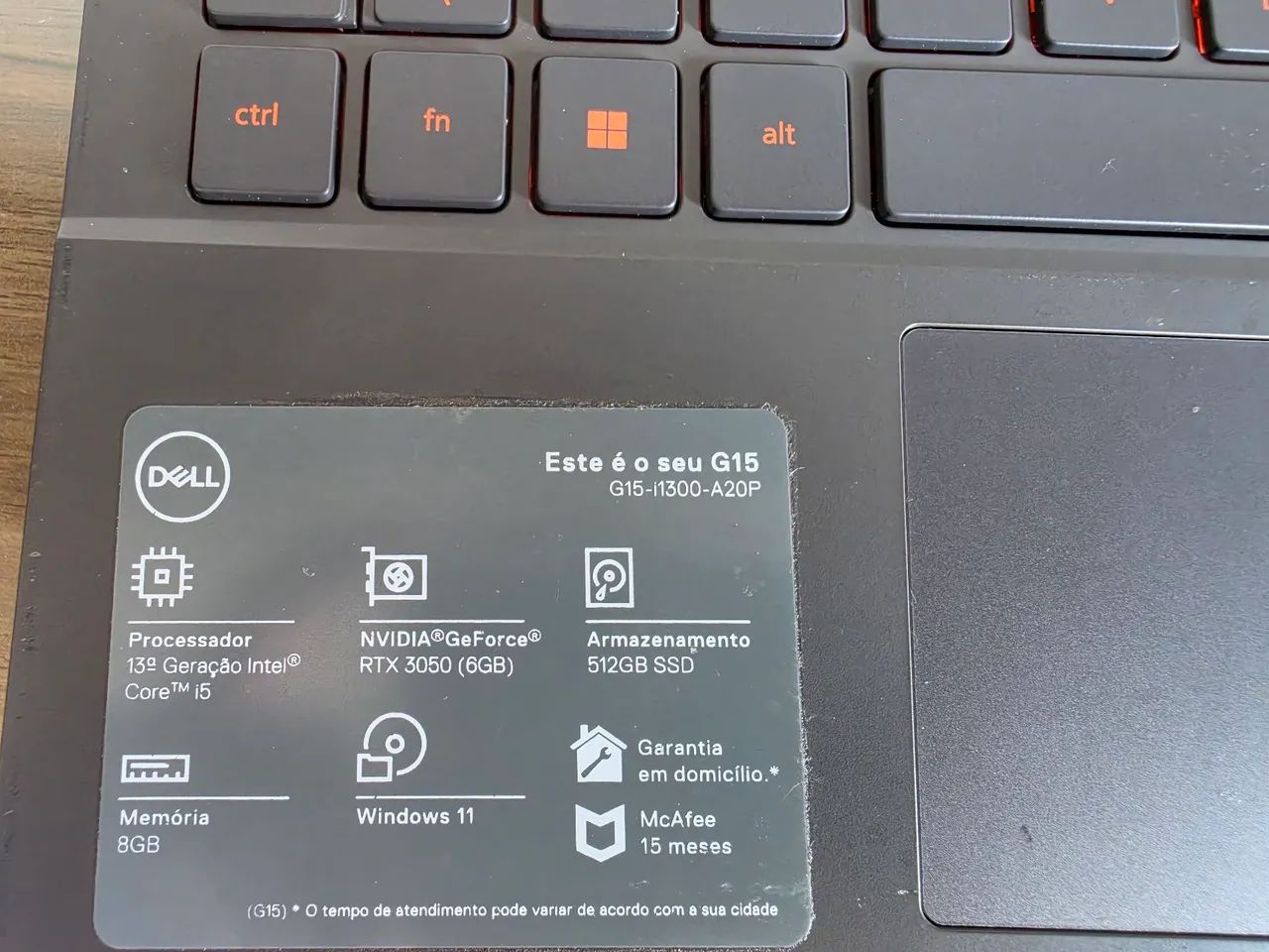 Notebook Gamer Dell G15 - Foto 3