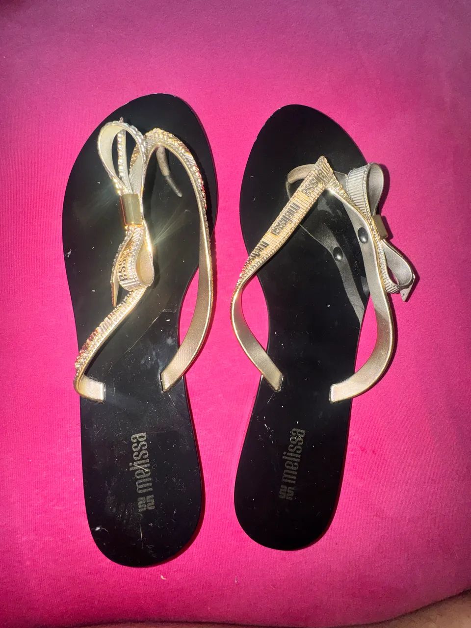 Rasteira  Melissa harmonic M-Lover Chrome  - Foto 3