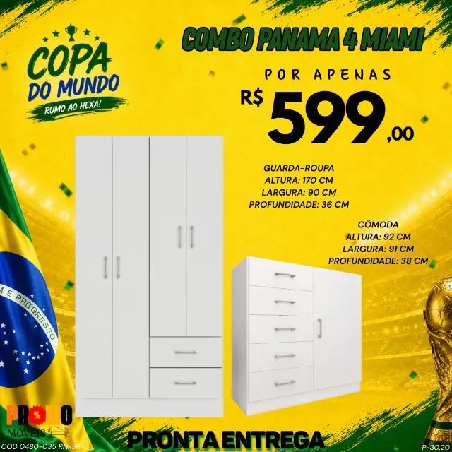 Guarda roupa + cômoda (Pague na entrega)