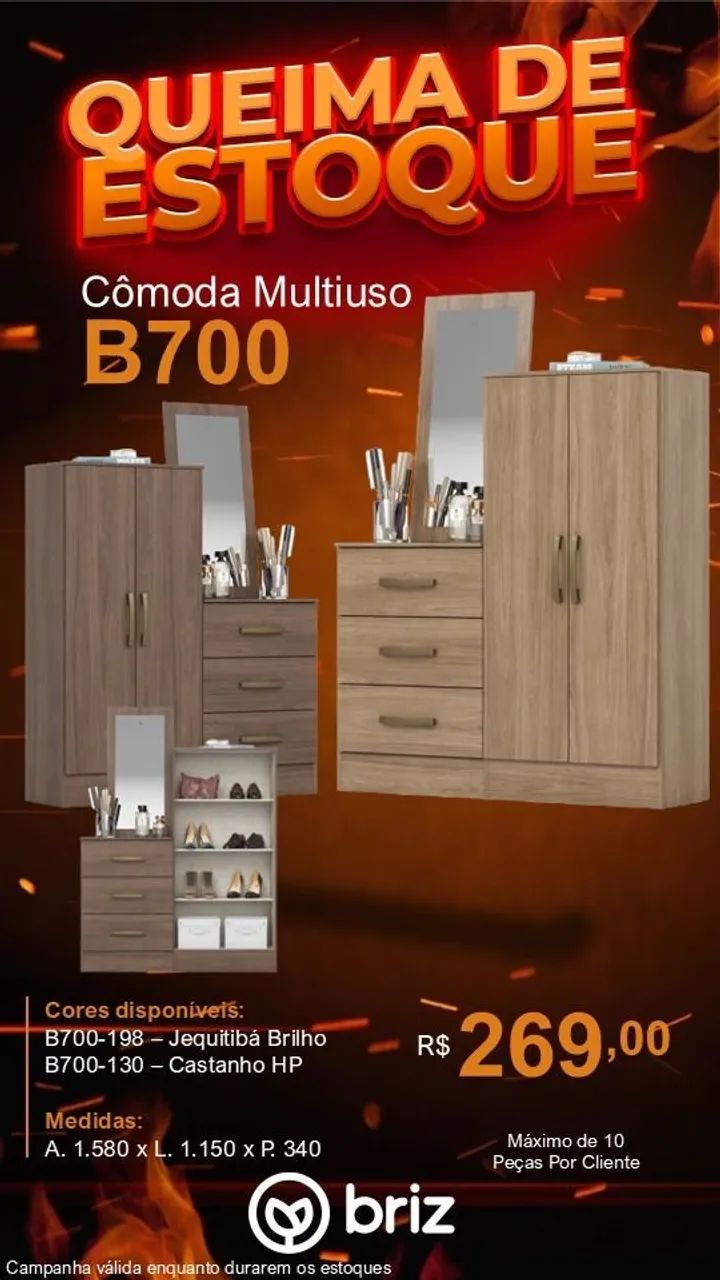 Cômoda com espelho. - Foto 2