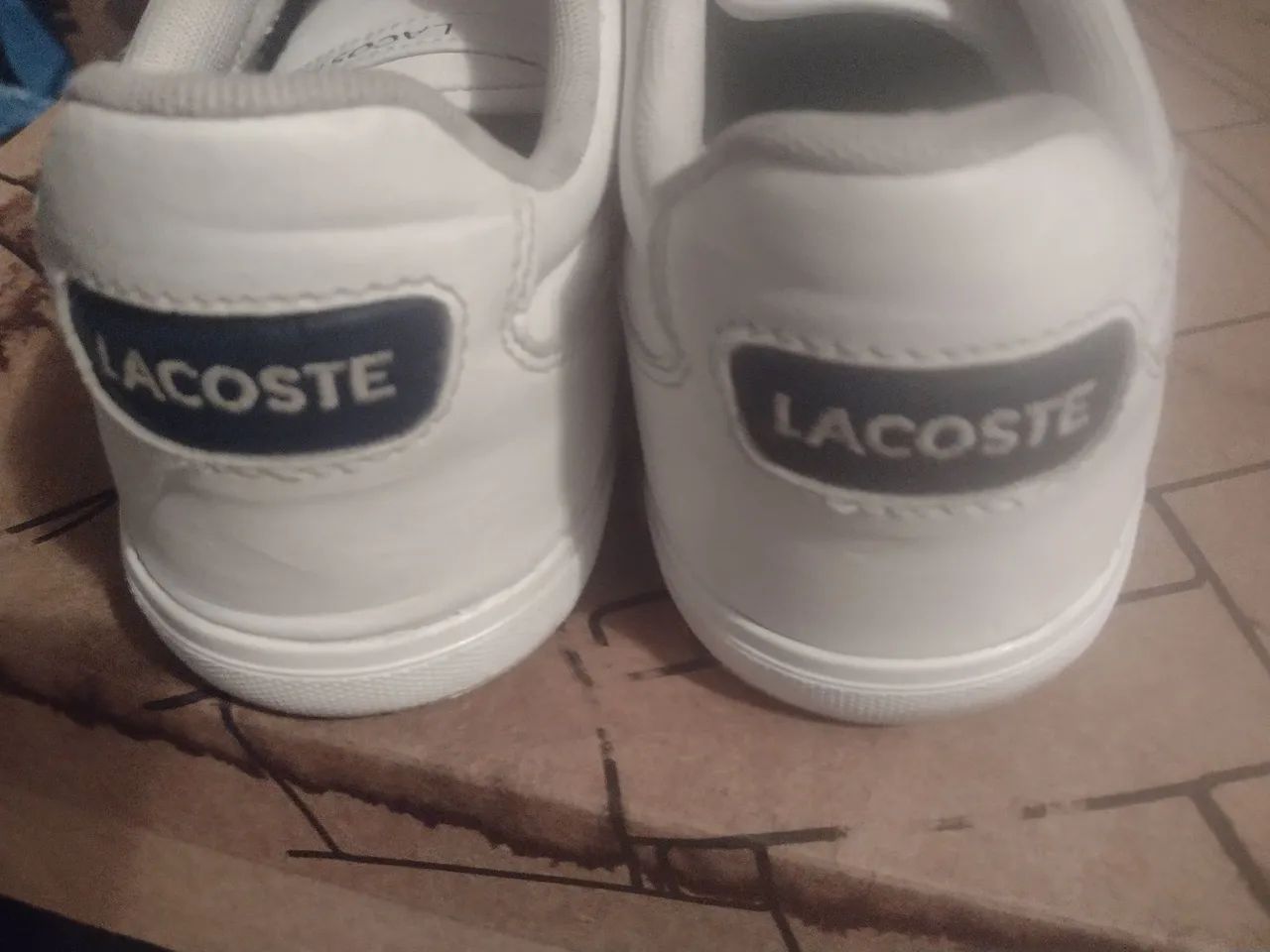 Tênis Lacoste original couro N/39 - Foto 2