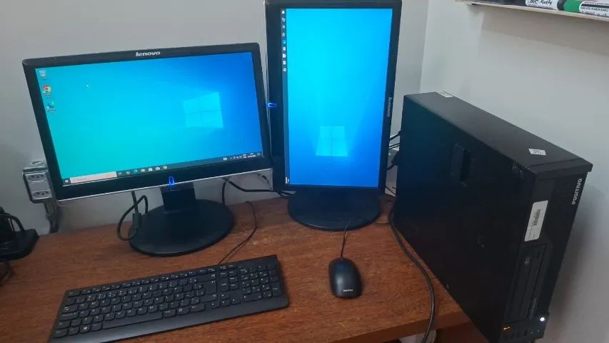 Monitores 19,5" - Lenovo e LG - Foto 2