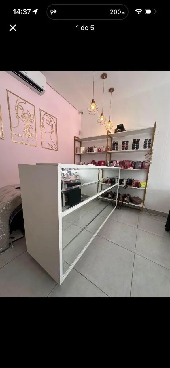 Balcão para comércio ou loja 