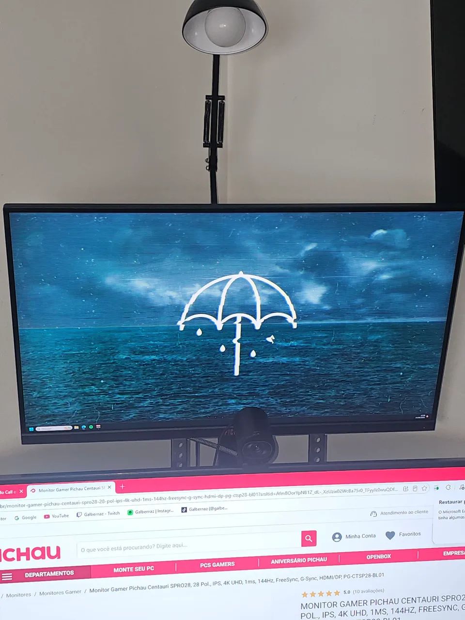 Monitor Gamer Centauri 4K 144hz 