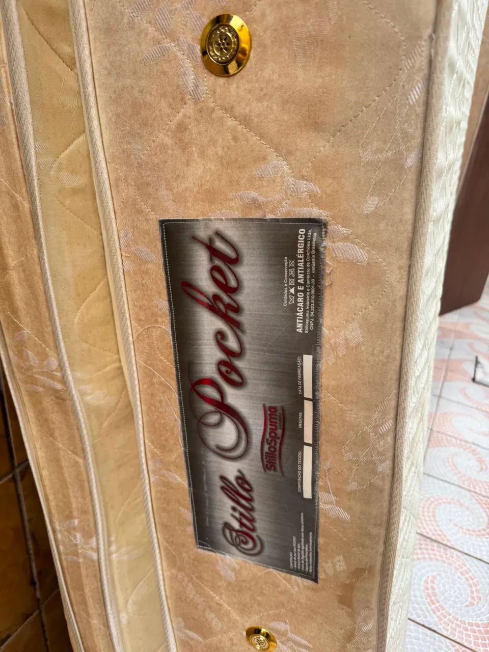 Cama box  king mais base box  - Foto 4