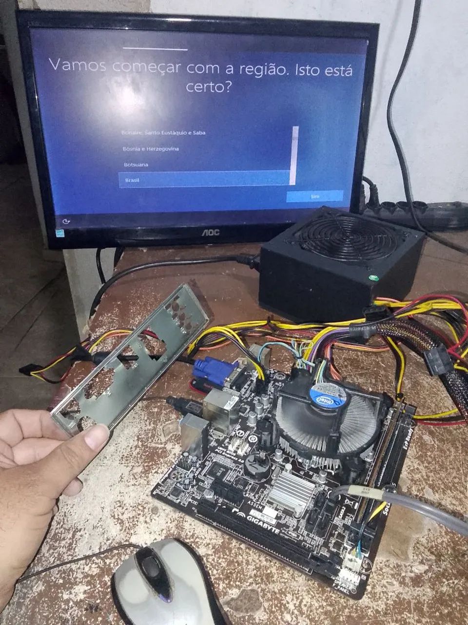 Kit core i5 + 4 gigas de ram 