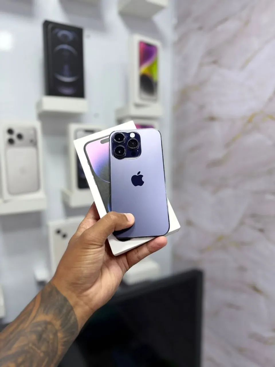 IPHONE 14 PRO 256GB <br>TELA NOVA<br>R$ 2.650,00 - Foto 2