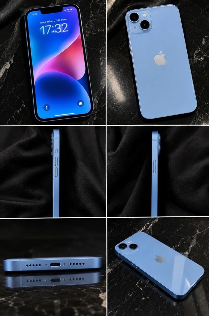 IPHONE 14 AZUL 128GB, 90% DE BATERIA - Foto 2