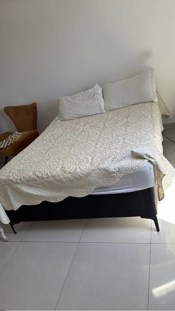 Colchão casal + Box 
