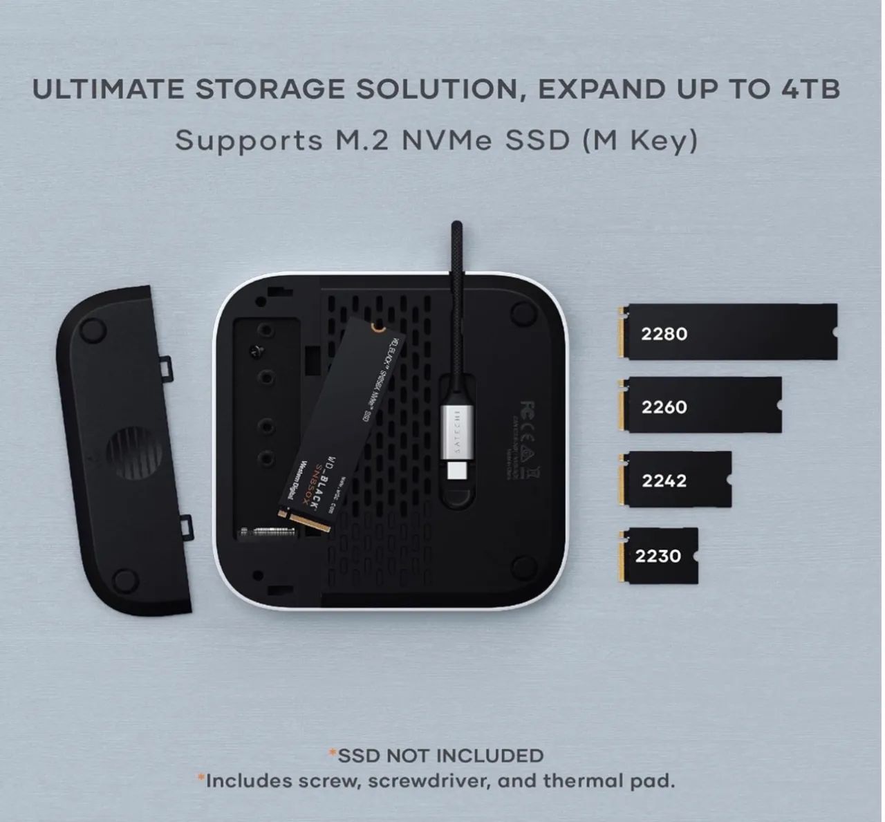 Hub e Suporte para Mac Mini M4 - Satechi  - Foto 2