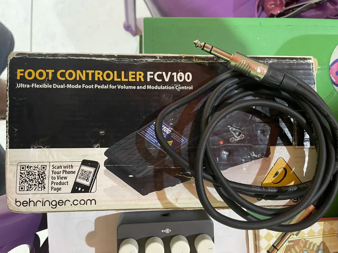 Pedal Mono Synth é de Expressão Behringer FCV100 - Foto 2