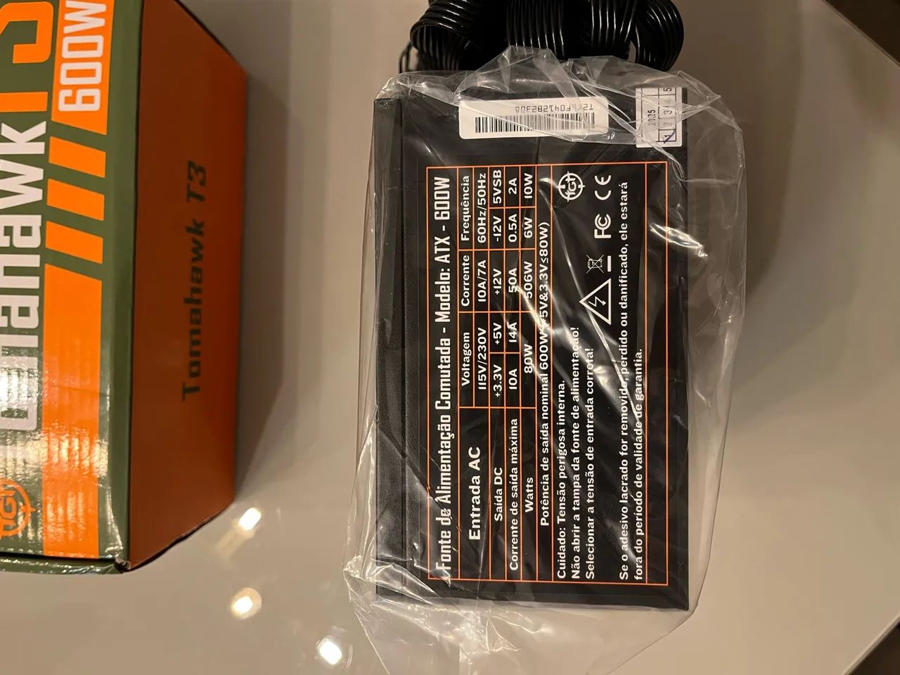 Fonte 600w PC NOVA  |  aceito cartão  - Foto 2