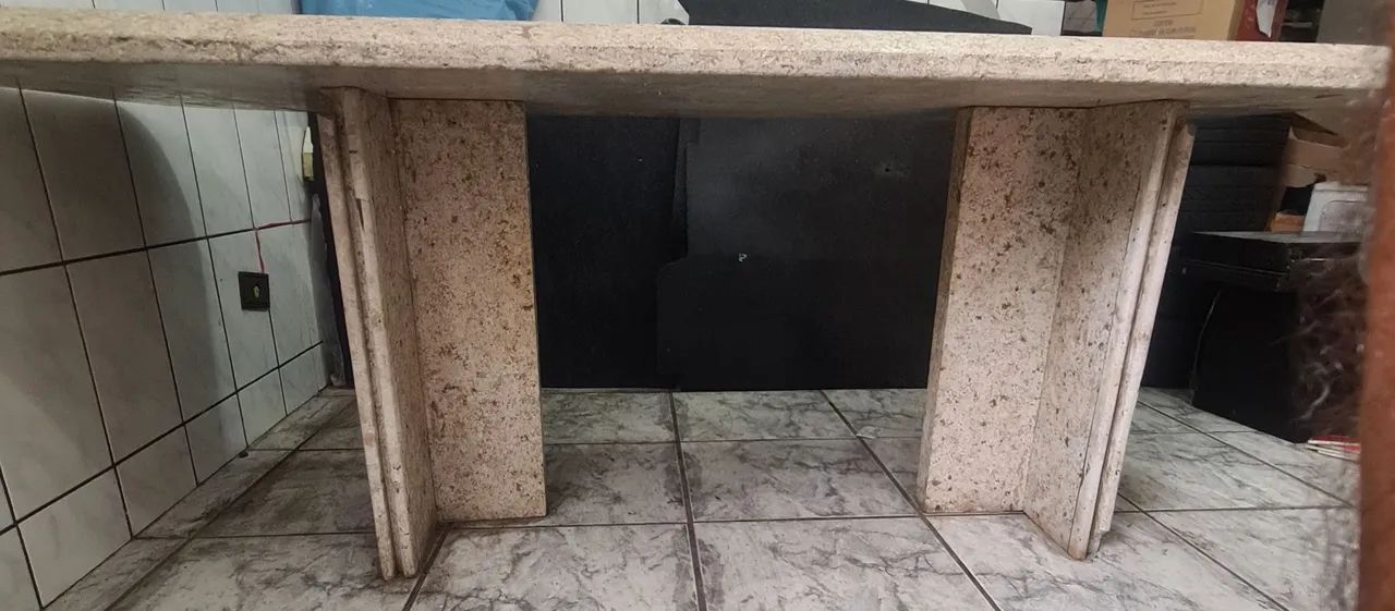Mesa de jantar de marmore travertino  - Foto 4