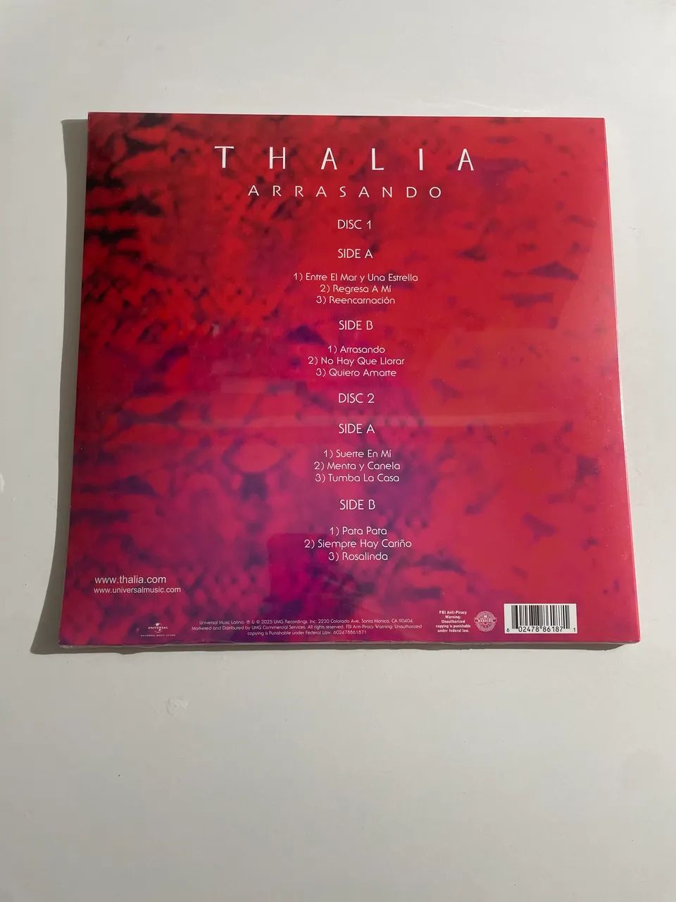 Thalia - Arrasando - vinil - lp  - Foto 2