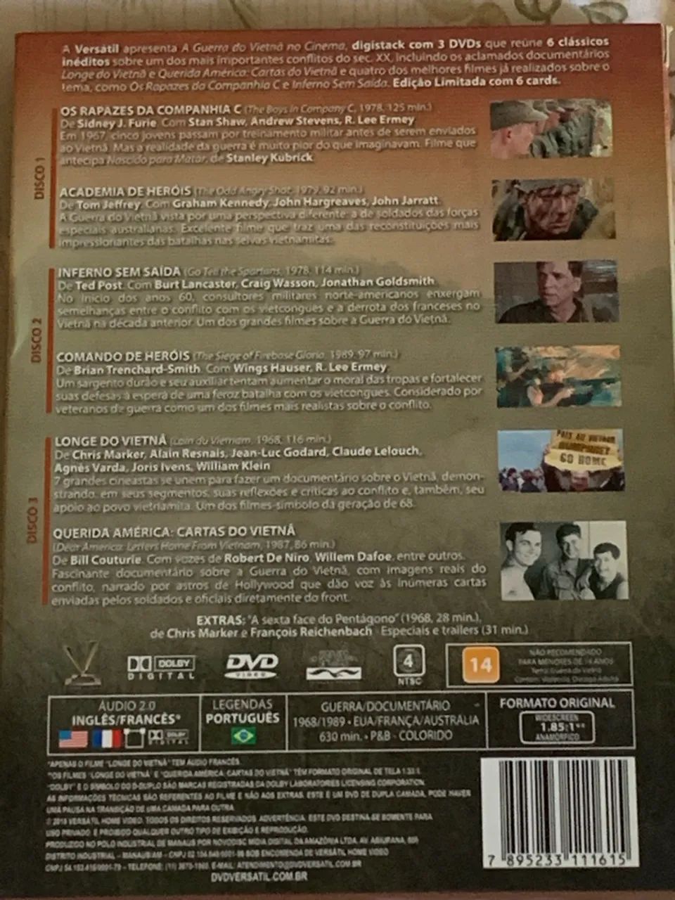 Dvd Guerra do Vietnã no Cinema - Foto 2