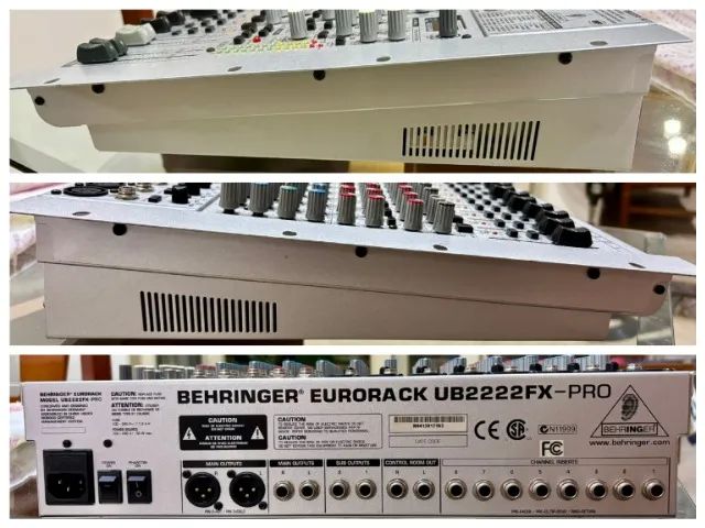 Mesa de Som Behringer Eurorack UB2222FX - PRO (Tudo Funcionando!) - Foto 2