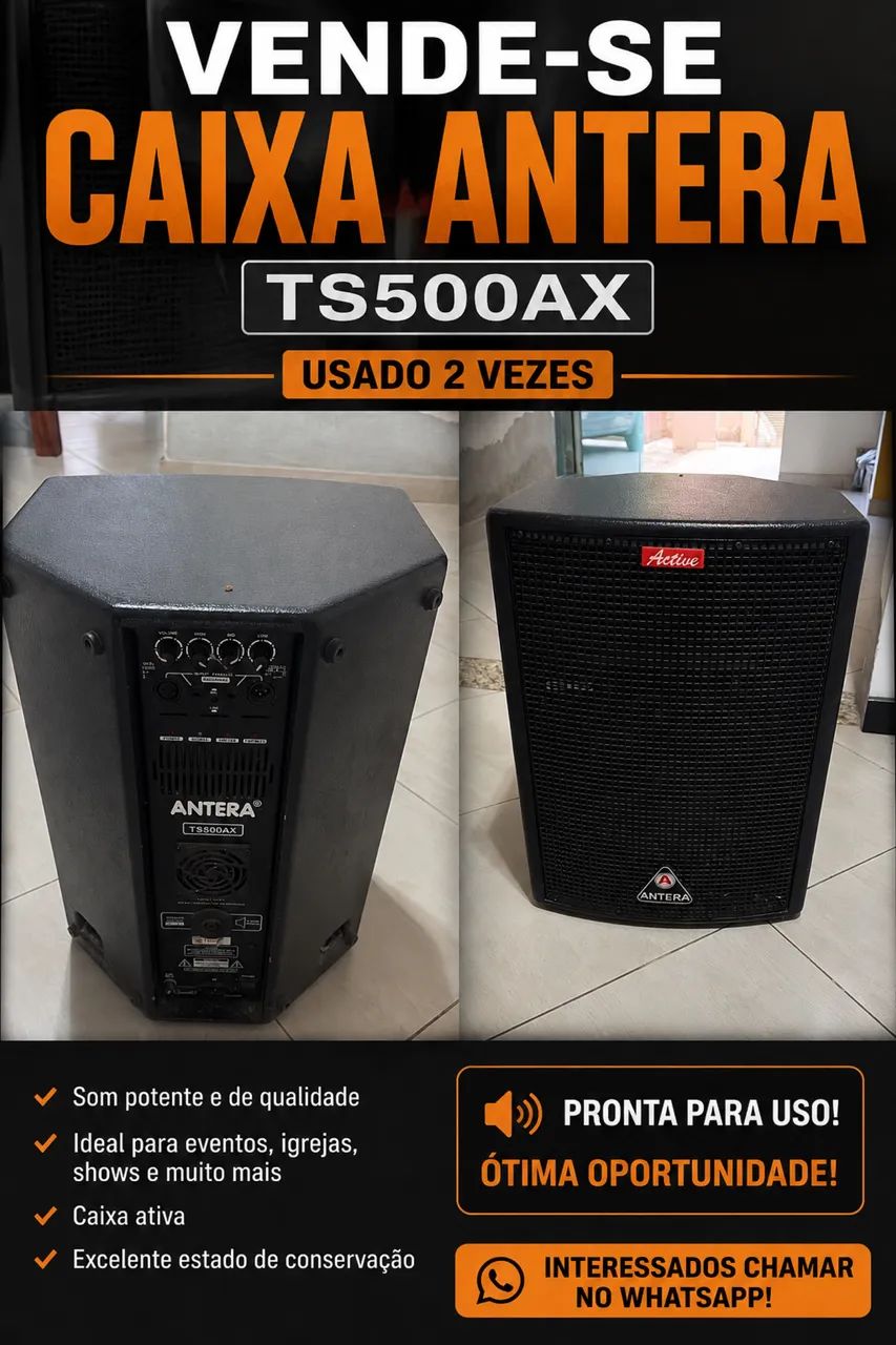 Caixa de som antera TS 500 a.C.