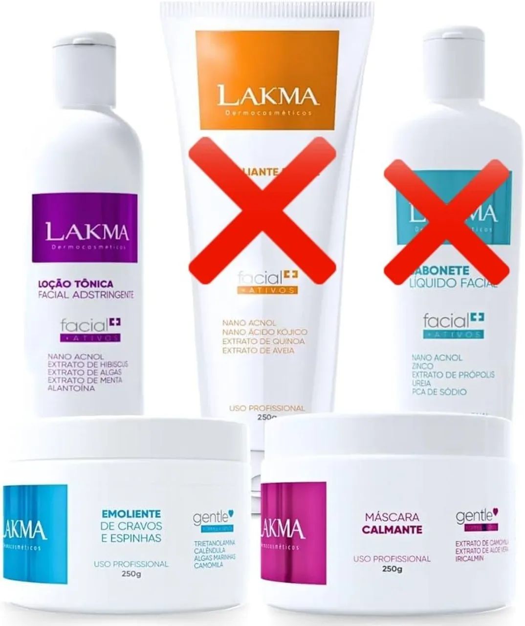 Kit limpeza de pele da Lakma
