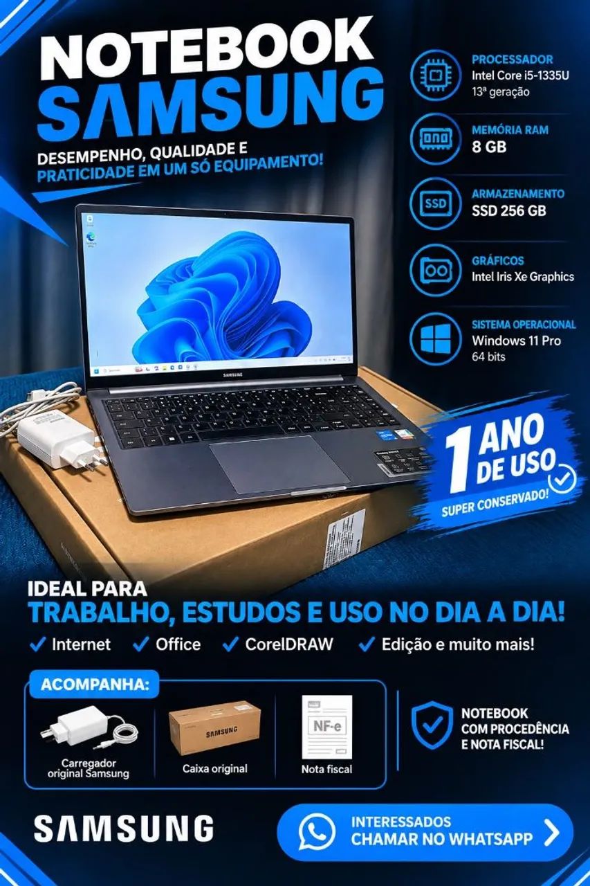 Notebook Samsung Galaxy book4