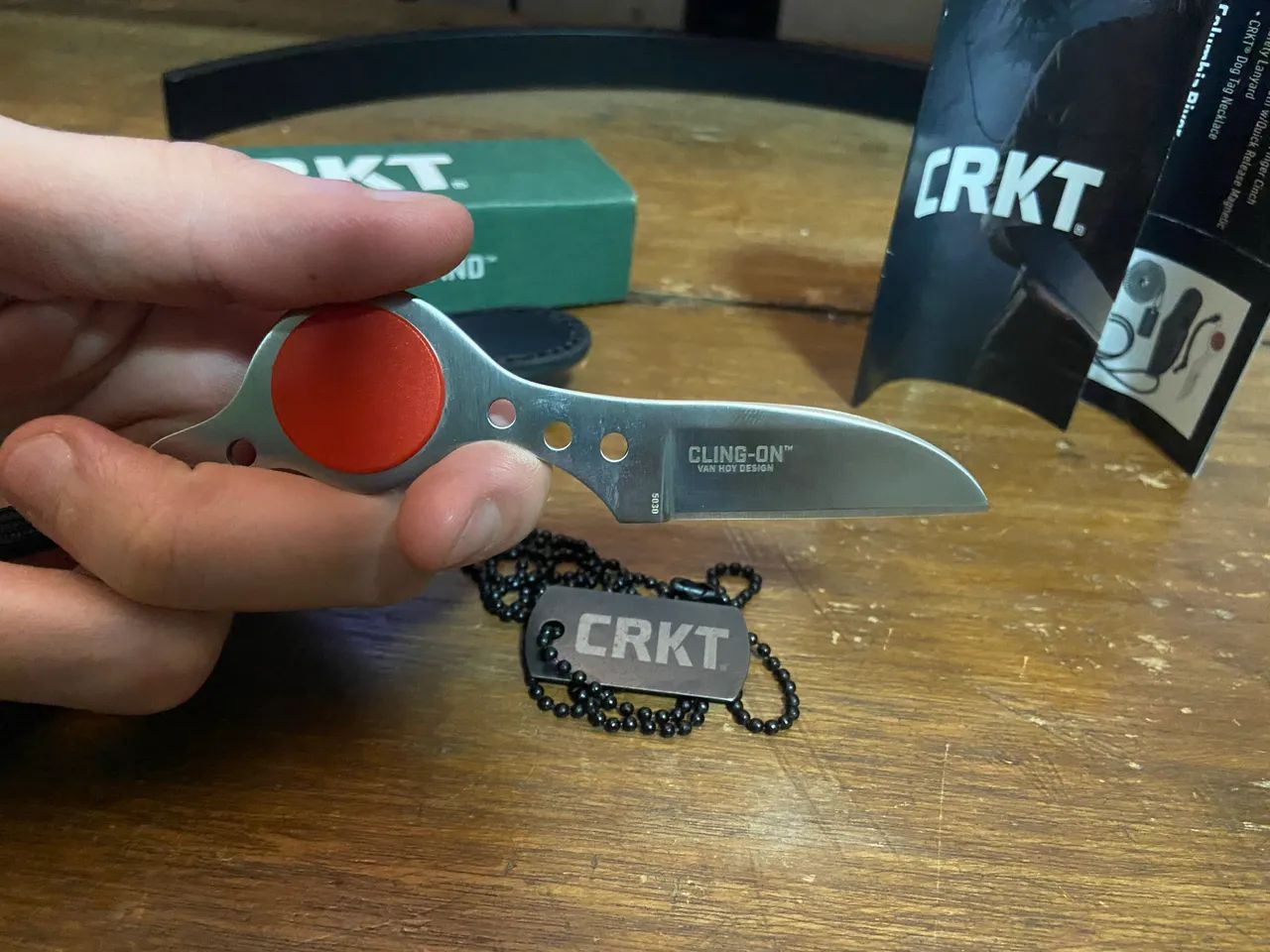 CRKT Clig on - faca de pescoço - NOVA!!! - Foto 4