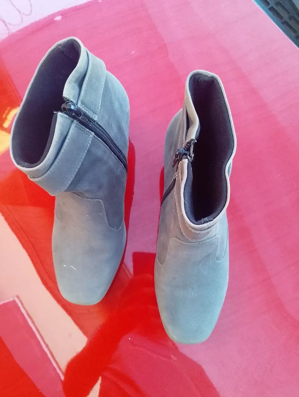 Bota cinza (feminina) - Foto 3