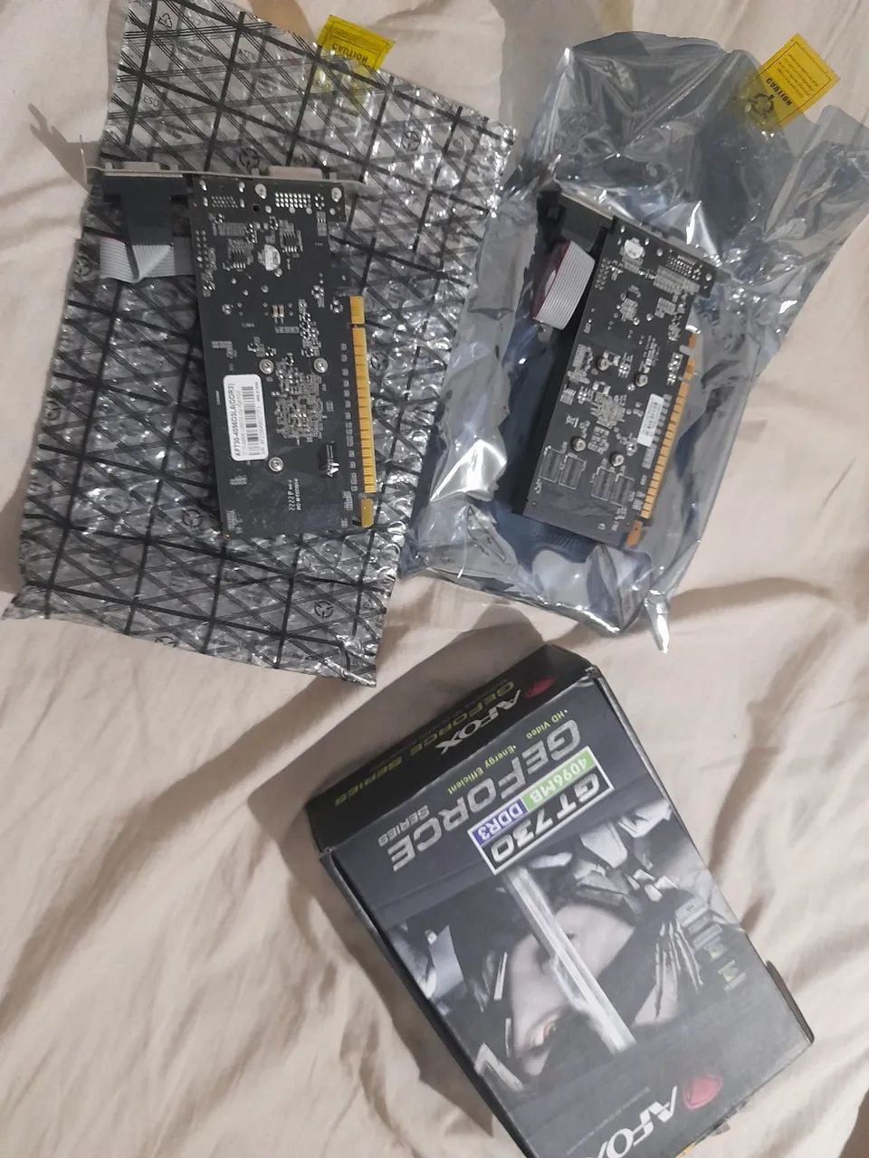 Duas placa de vídeo de 2gb e de 4 Gb PCI ex 1.0  da marca afox - Foto 3