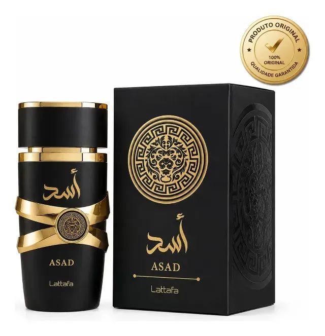 Perfume Asad Lattafa 100ml Original Seminovo Com Caixa - Foto 4