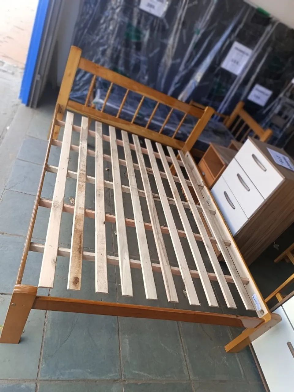 Cama de Casal de Madeira Rubin Nova, Entrego  - Foto 3