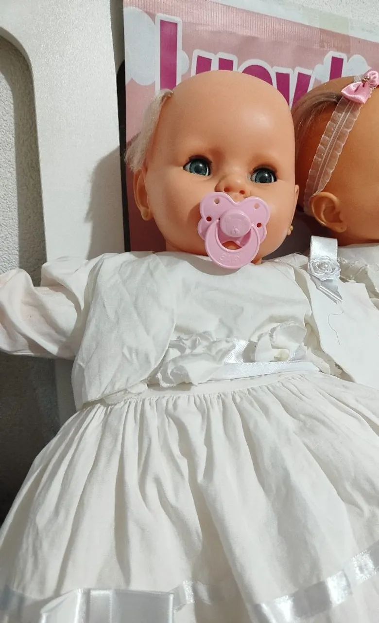 Boneca meu bebê olhos azuis - Foto 2