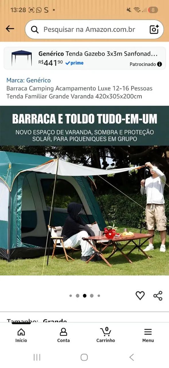 Barraca de Camping 6 até 12 pessoas - Foto 5