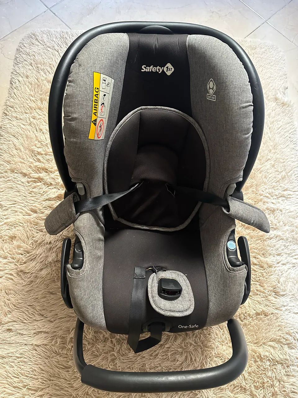 Carrinho de bebê com bebê conforto  - Foto 5