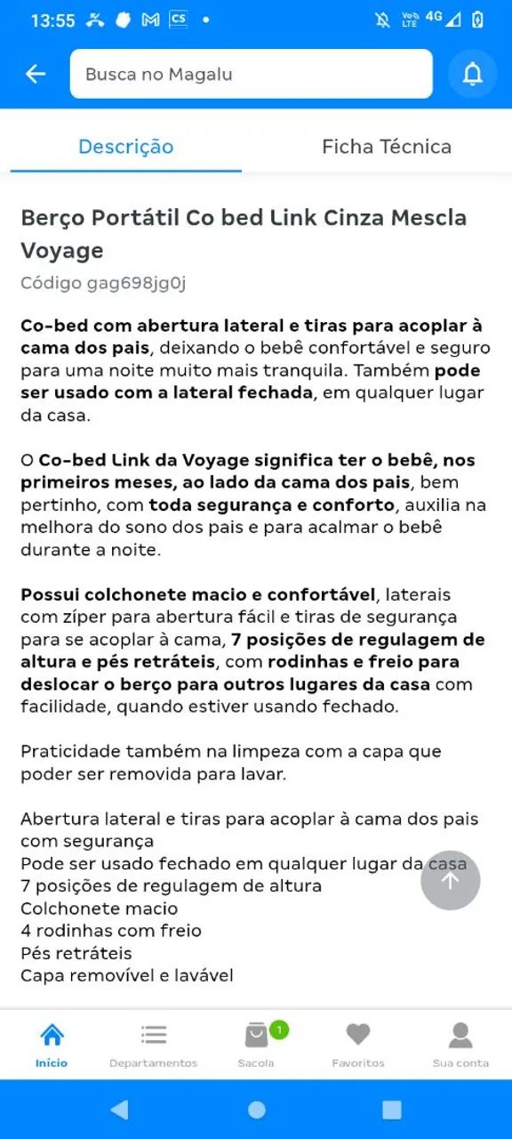 Berço Móvel  - Foto 3