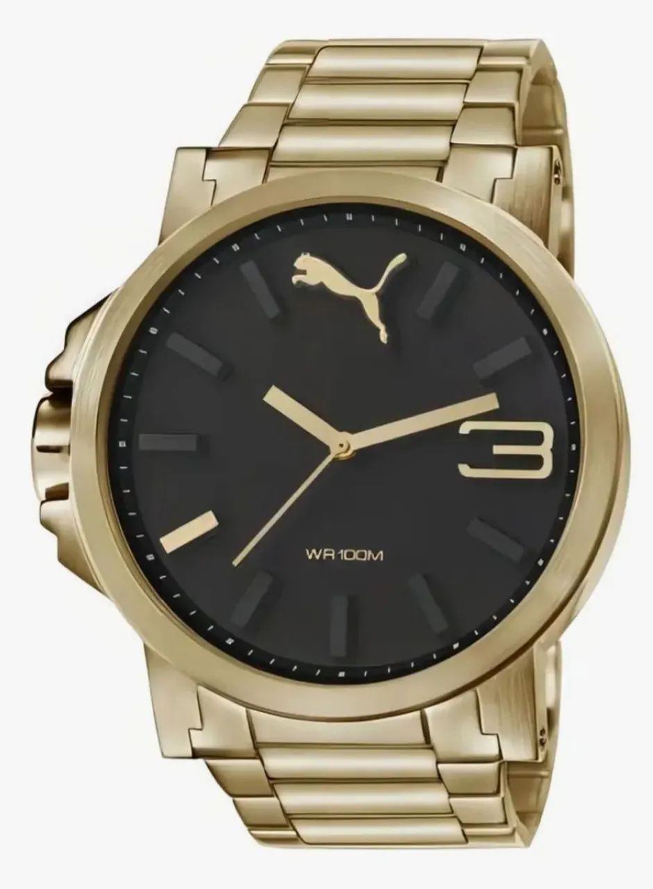 Relógio Puma Dourado  - Foto 4