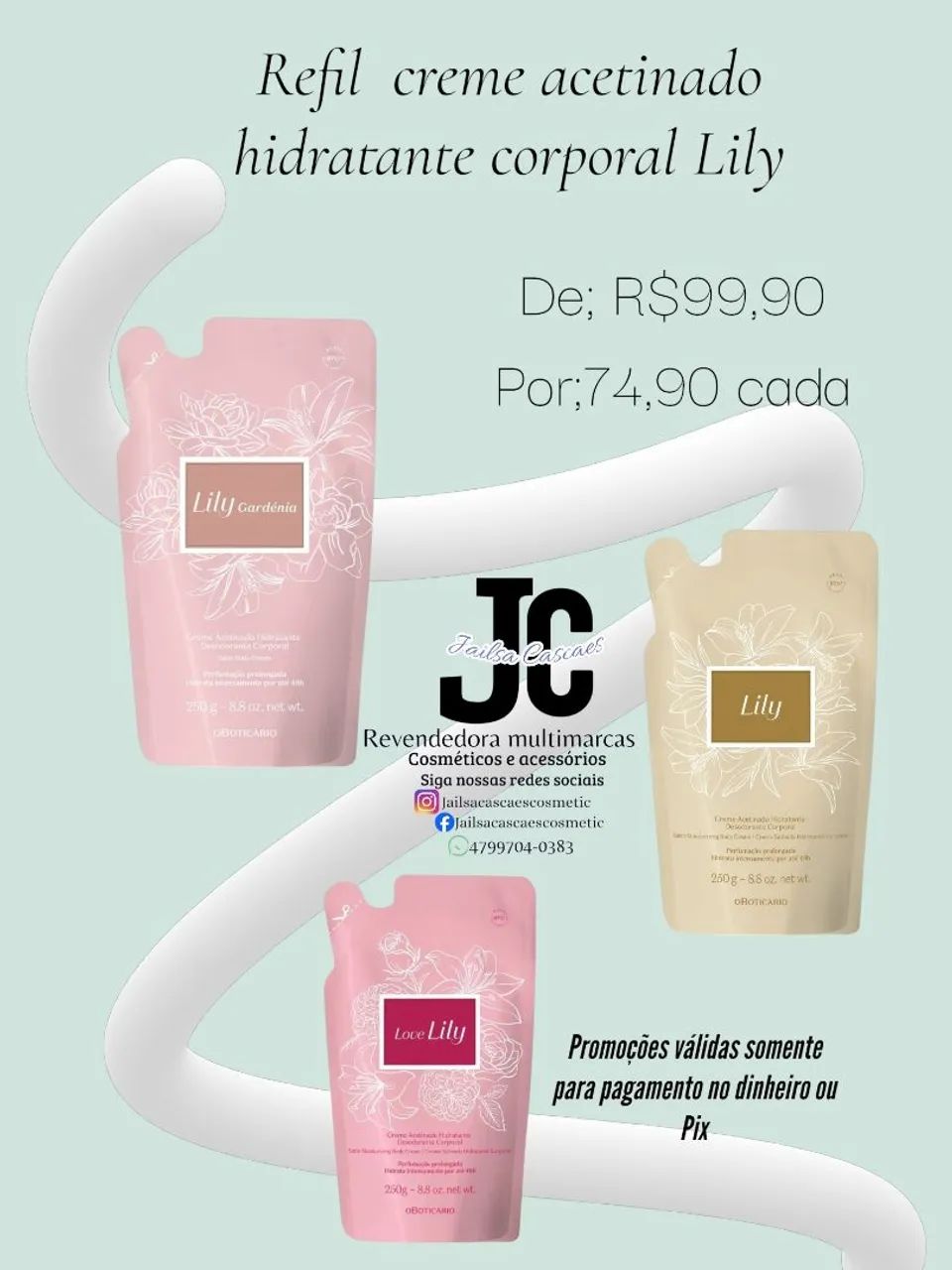Refil hidratante Lily 