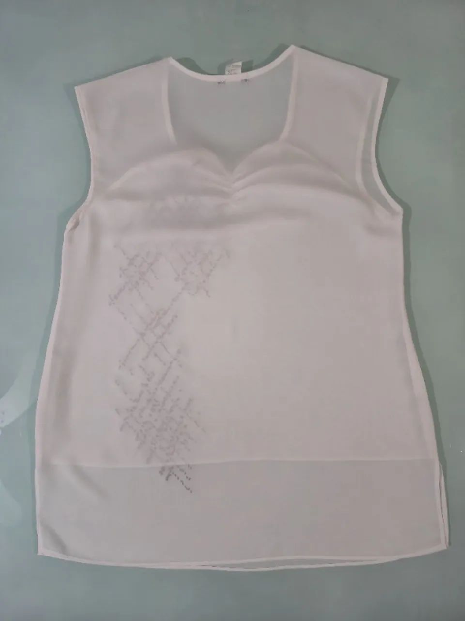 Blusa branca - usada - Foto 3