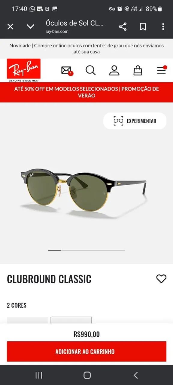 Óculos Ray ban