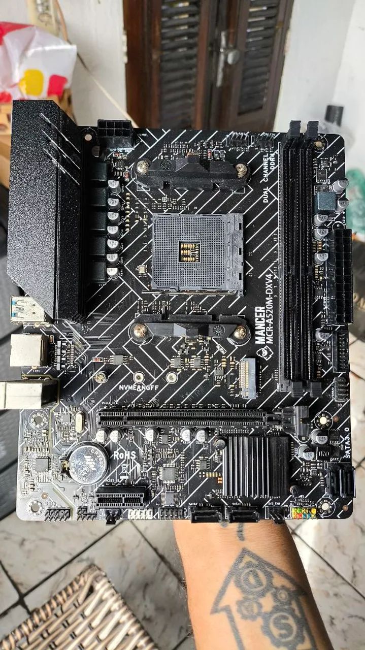 Placa mãe A520M soquete AMD