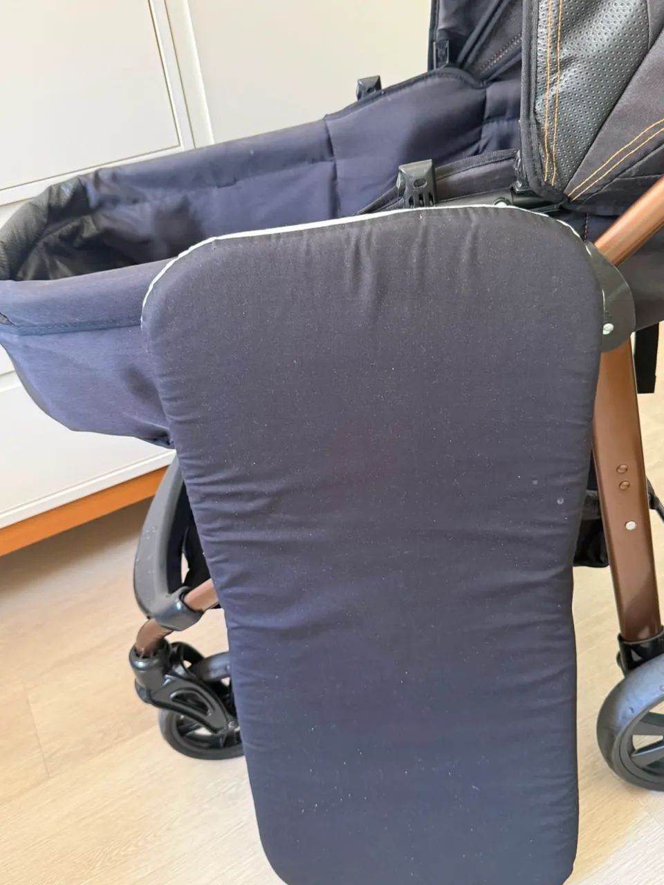 Carrinho bebê com bebê conforto galzerano - Foto 3
