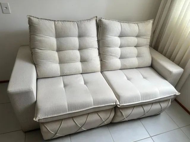 Sofá retrátil reclinável seminovo  - Foto 3