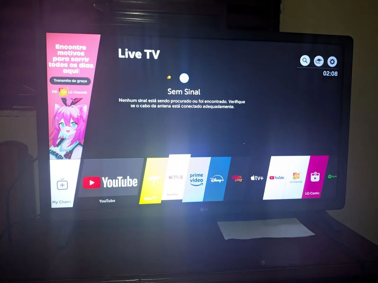 Smart TV LG 32pol + iPhone 6 Troco  - Foto 3