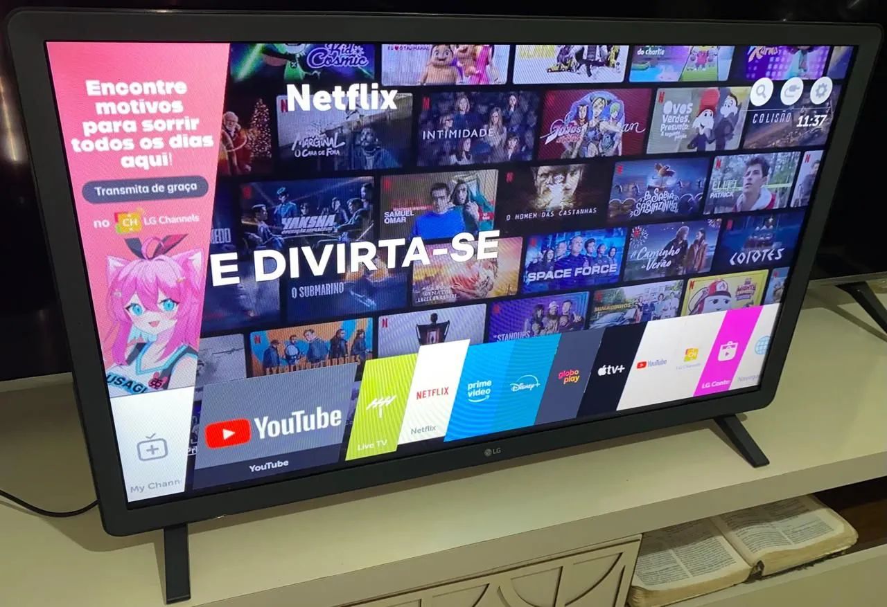 TV LG Smart 32 WebOs Perfeita - Foto 4