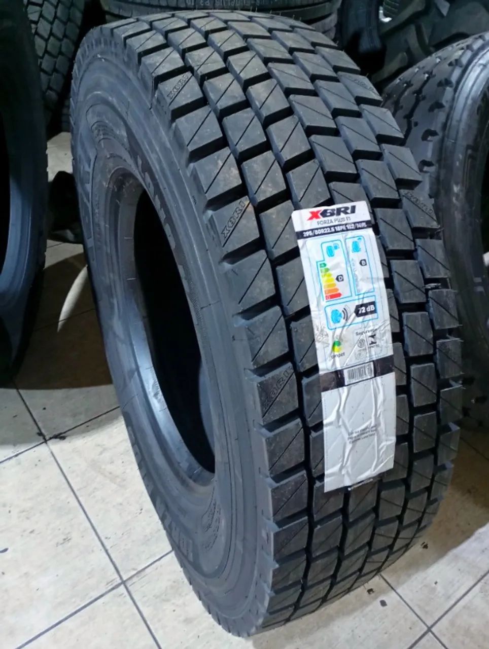 Pneu 295/80/22.5 XBRI Forza Plus 26,4 de Largura Borrachudo - Foto 2