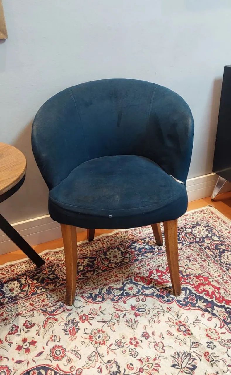 Par de Poltronas para restauro precisa trocar o tecido - Foto 3