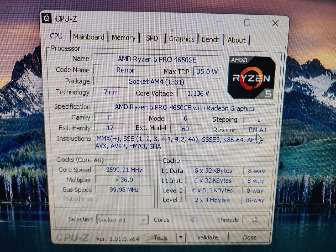 Ryzen 5 4650ge