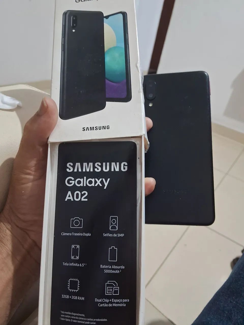 Sansung A02 tudo funcionando 