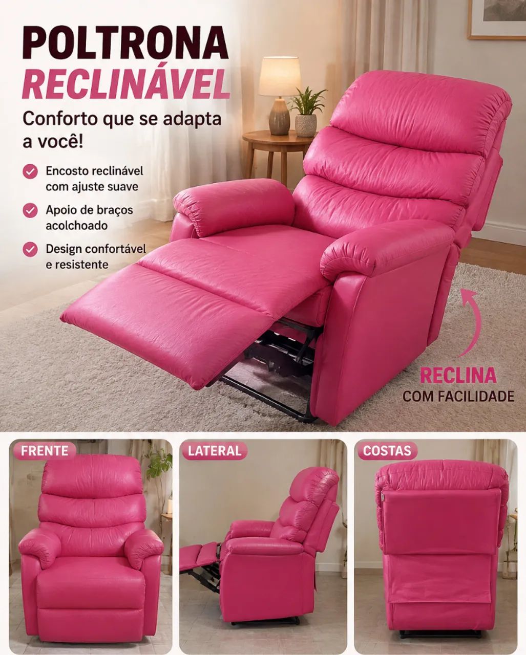 POLTRONA RECLINÁVEL  - Foto 2