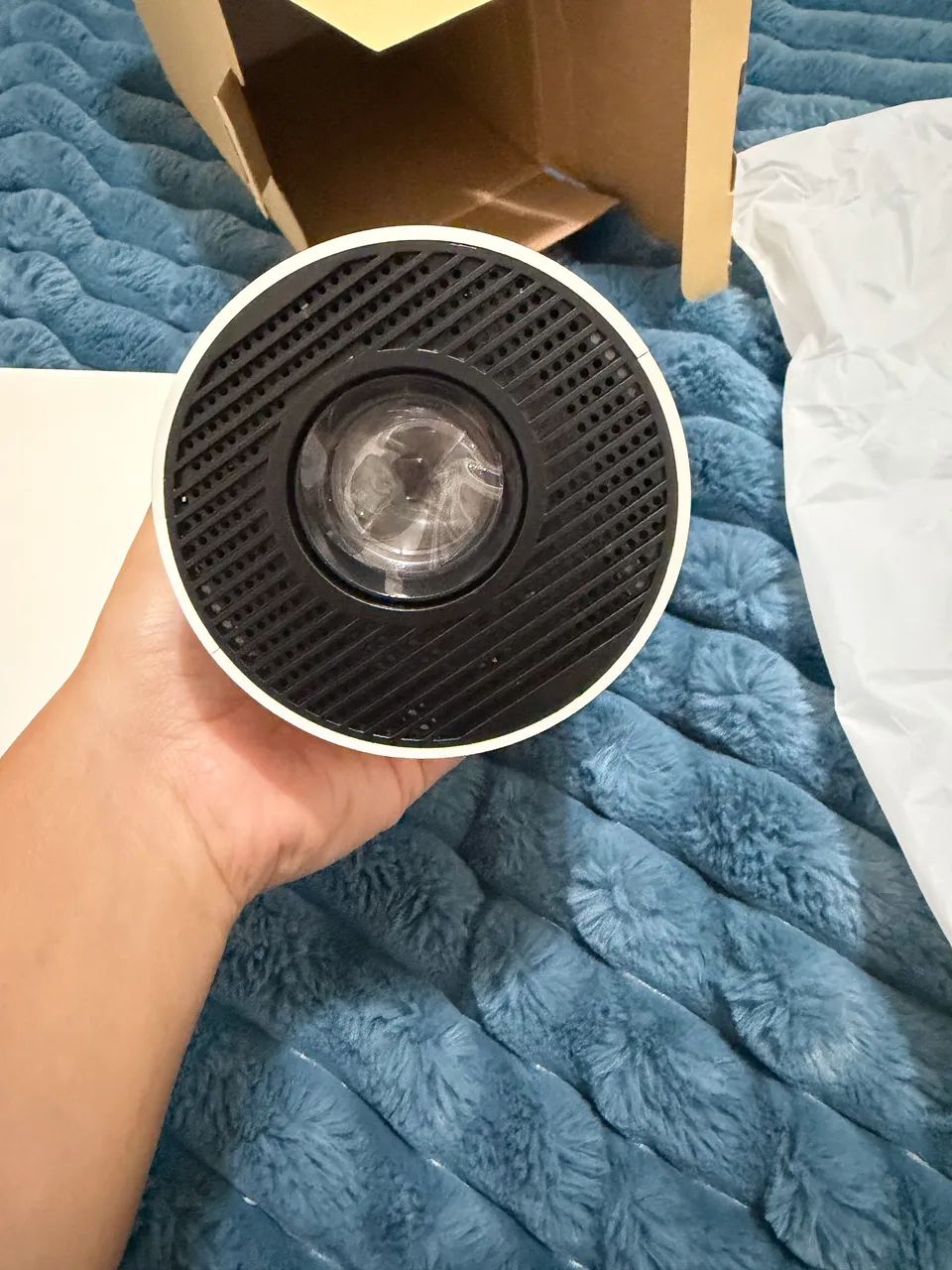 Mini Projetor Davely HY300 4K Android com Wi-Fi e Bluetooth NOVO NA CAIXA - Foto 4