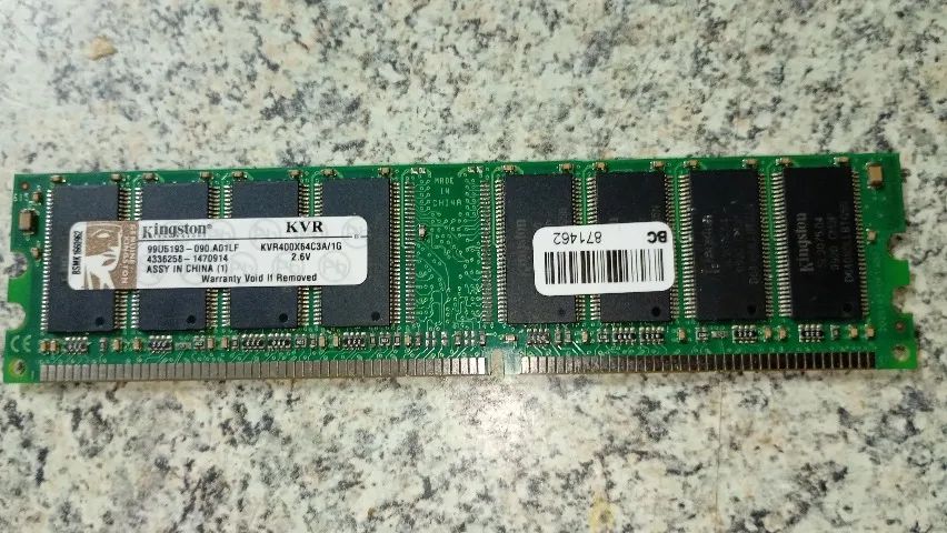 Memória Ram Kingston DDR 1  1GB. - Foto 2