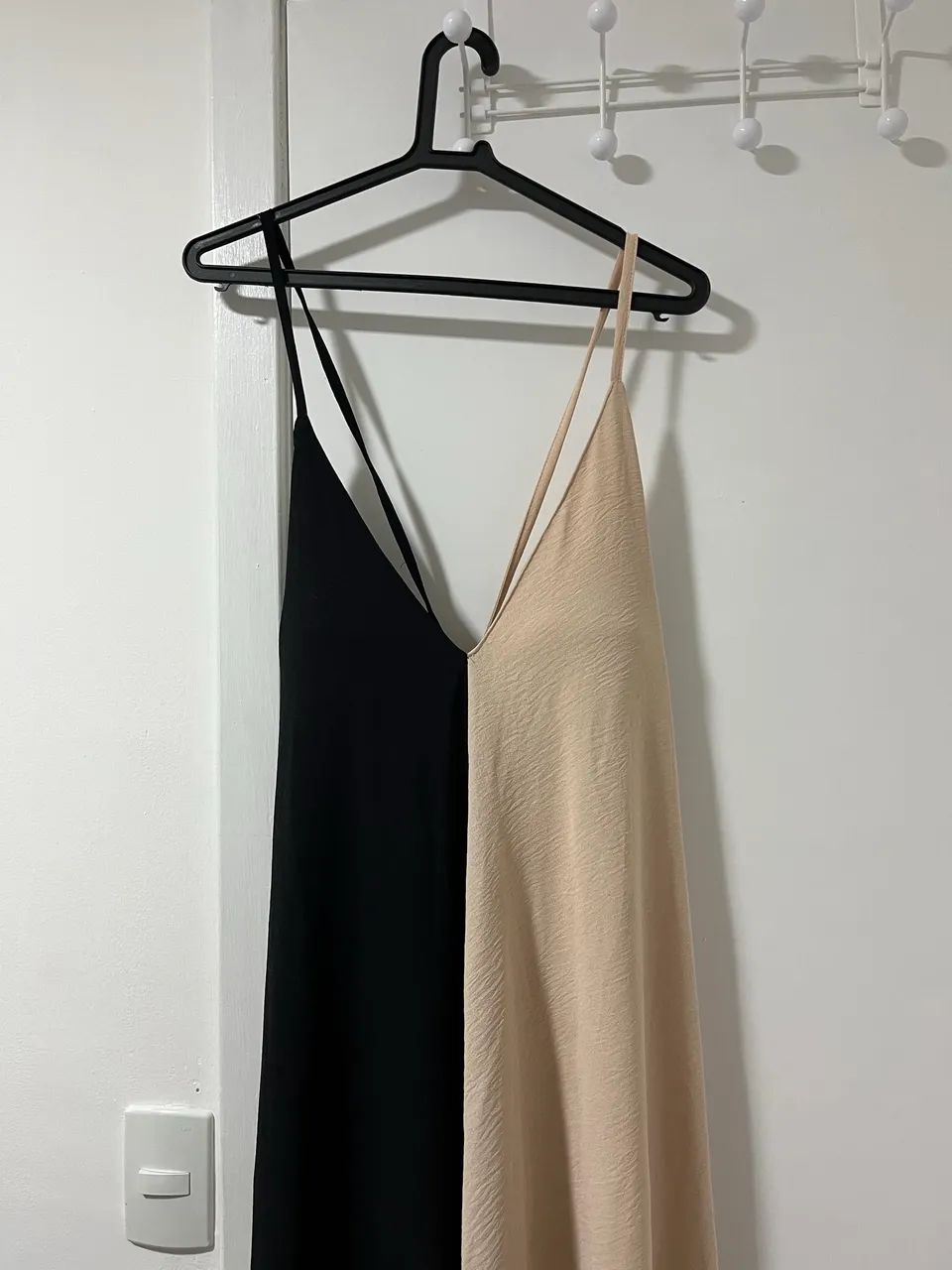 Vestido Bege/Preto - Foto 2